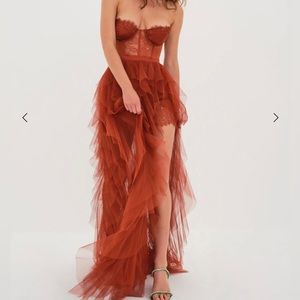 For LOVE and LEMONS x Revolve Bustier Gown worn twice like new